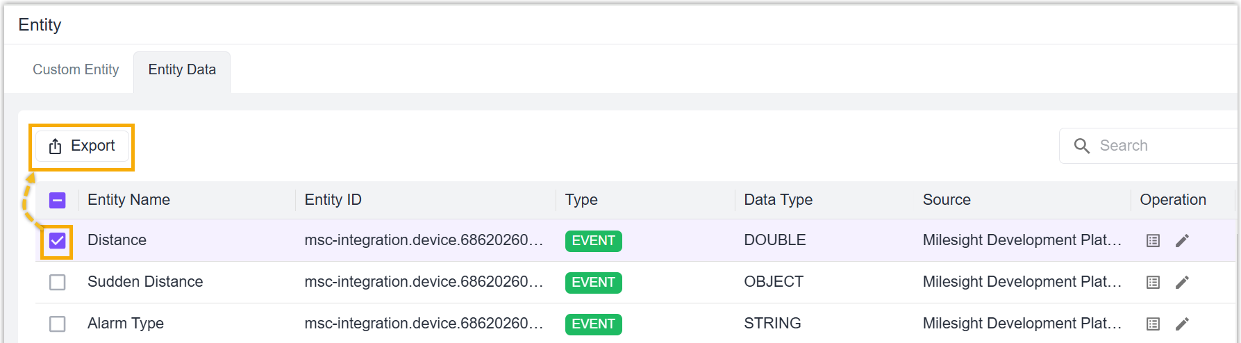 Export-entity-data