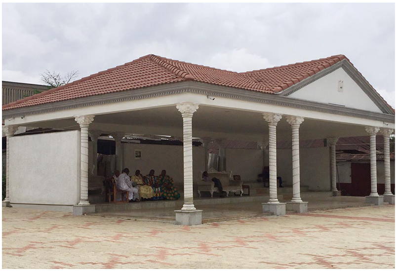 house The Royal Palace of Oba of Benin in Nigeria