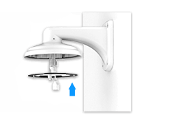 24 connect bracket with the wall mount
