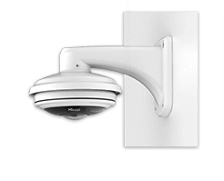 26 install the fisheye camera on the wall mount