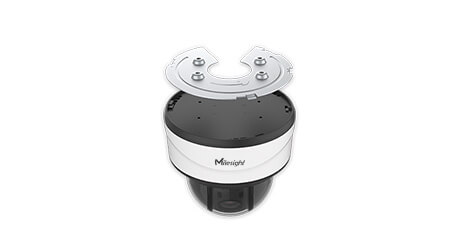 7 bracket and Mini PTZ Dome Camera