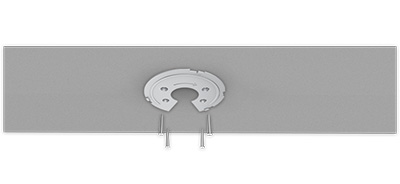 8 install bracket on the wall