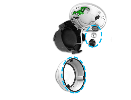 1 nner parts of pro dome camera