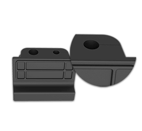 22 black rubber plug