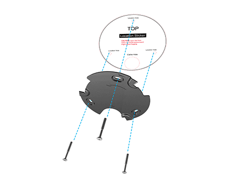 3 bracket of pro dome camera